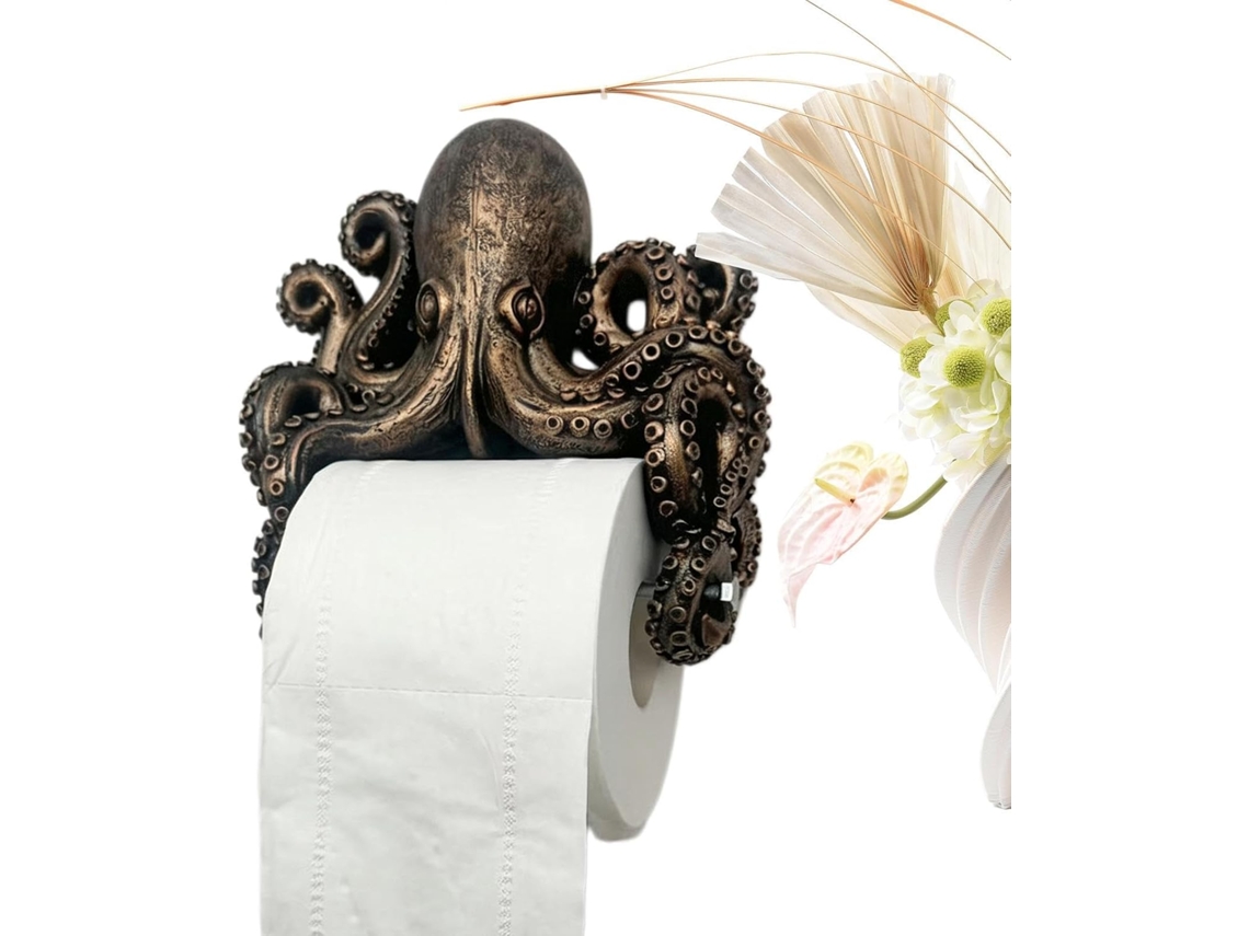 Porta Papel Toalha De Polvo Fofo, Organizador De Parede Com Espaço Para Armazenamento E Suporte