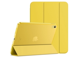 Tábua Husa, Compatível Com Ipad 11ª/10ª Geração, Design Subtil, Amarelo, Com Função De Auto-sleep/wake