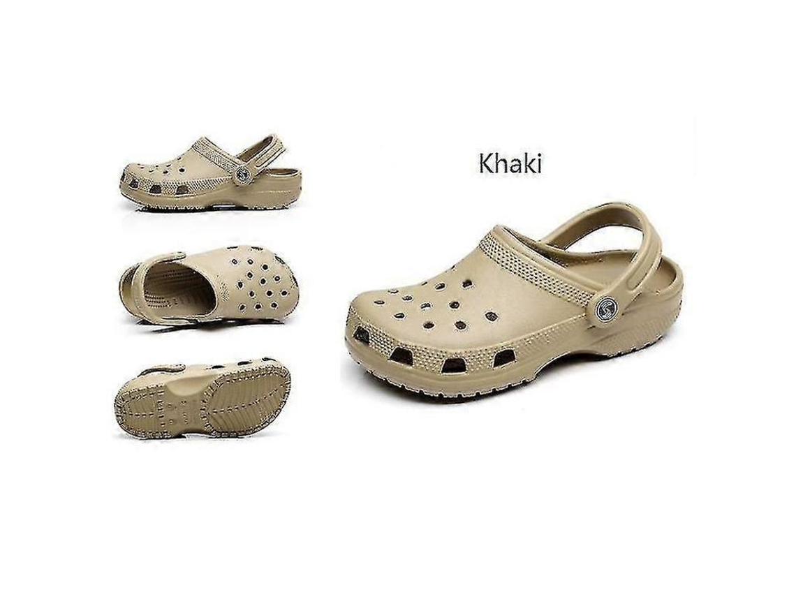 Sapatos Versáteis Leves para Casa, Jardim, Praia e Atividades Aquáticas Múltiplas Idades e Cores Khaki