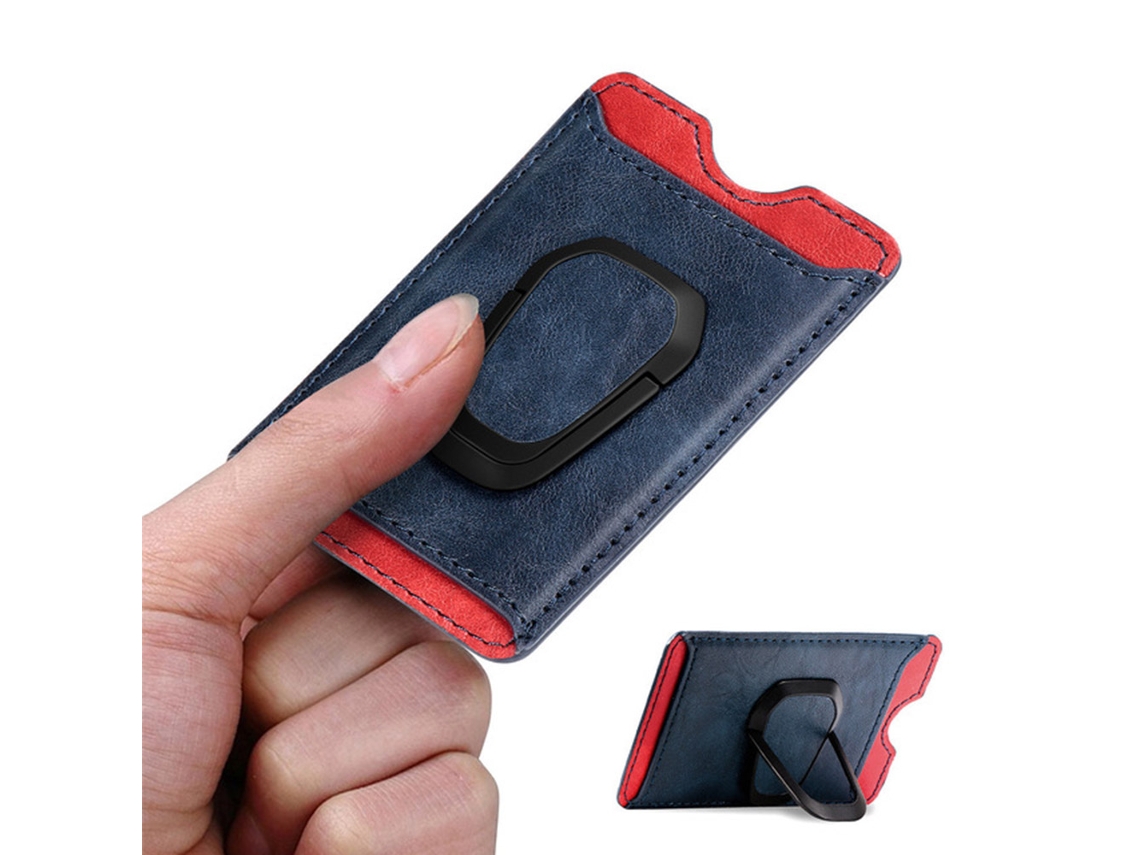 Suporte Multifuncional Prático Para Celular Com Compartimento Para Cartão