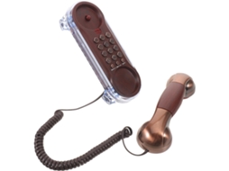 Telefone Antigo Com Fio E Botões, Para Parede E Mesa.