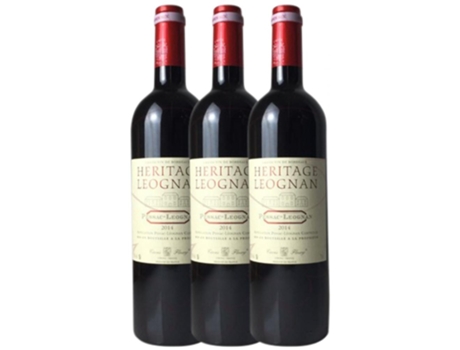 Vinho LES CAVES FLEURY Les Caves Fleury Heritage Léognan Bordeaux Crianza (0.75 L - 3 unidades)