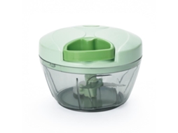 Picador Manual De Alimentos 400ml, Vegetais Com Manivela Lâminas Aço Inoxidável, Portátil