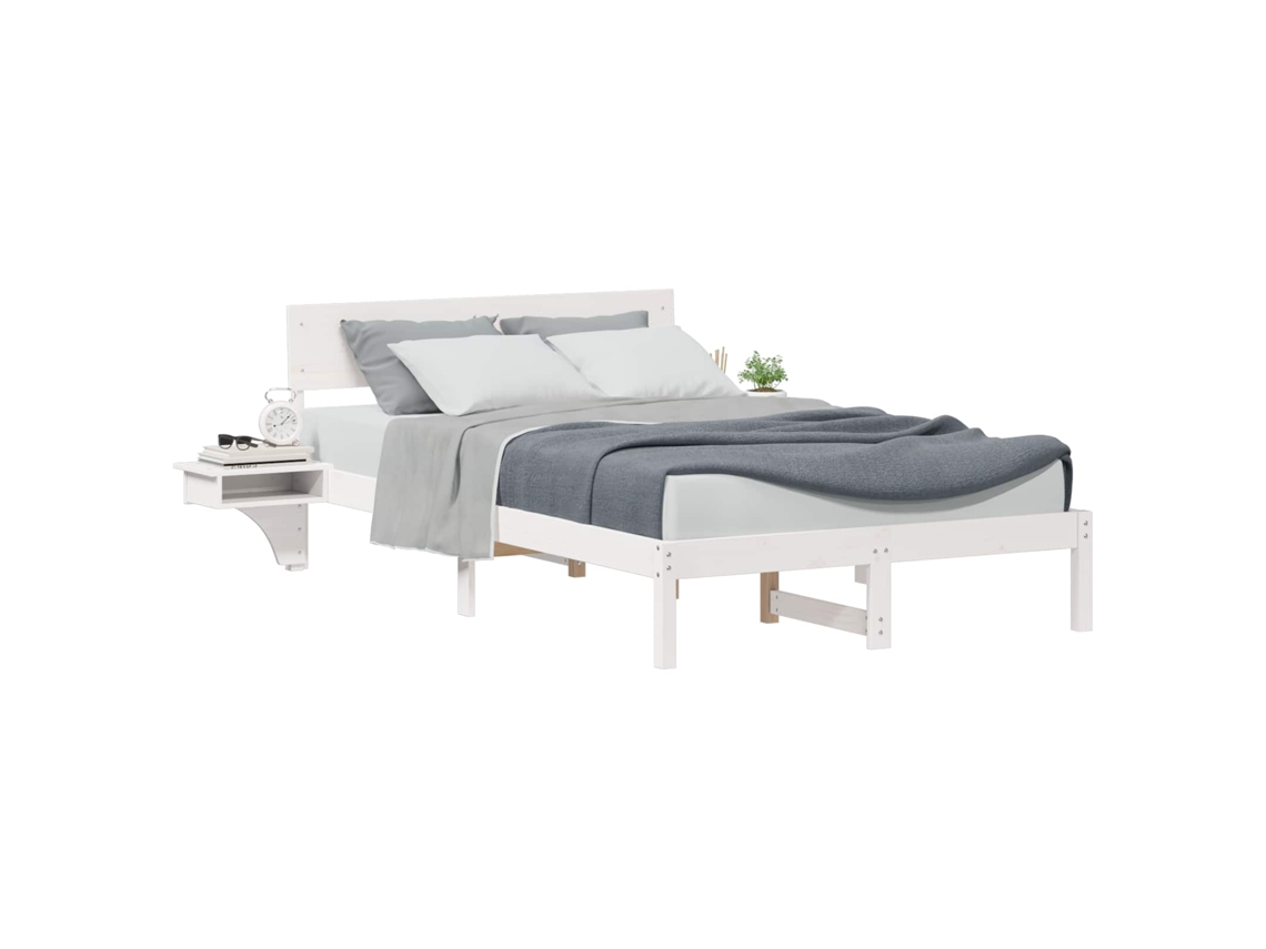 Estrutura da Cama com Cabeceira Branco 120 X 190 Cm MAISON EXCLUSIVE