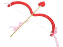Conjunto De Arco E Flecha Cupido Vermelho E Dourado Para O Dia Dos Namorados, Acessório Para Cosplay.