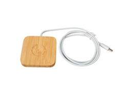 Base LAXISCREED Carregamento Sem Fio Bambu 15w Iphone 13+