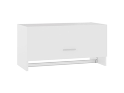Conjunto 1 Wardrobe, Wardrobes Vidaxl Branco Madeira Processada (70 X 32.5 X 35 Cm)