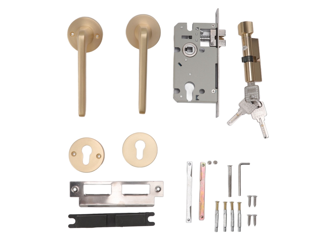 Fechadura De Porta Residencial Universal (para Uso Interno, Compatibilidade Universal)