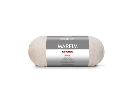 Fio De Crochet Circulo Marfim 200g Abobora 9059