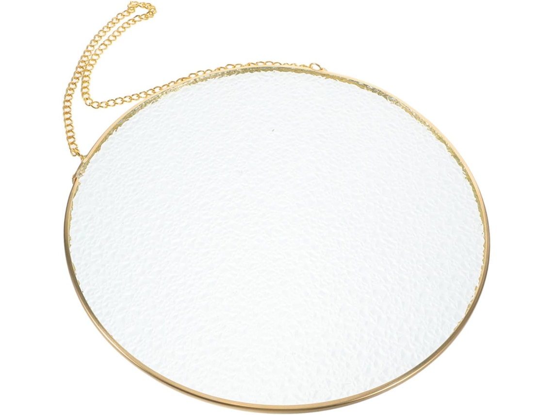 Apanhador de Sol Redondo de Vidro Inacabado 20cm Pingente Decorativo GOKOCO