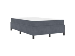 Conjunto 1 Estrutura Da Cama Vidaxl Cinzento Tecido (120 X 190 Cm)
