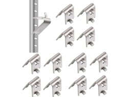 10 Peças de Clips de Prateleira de Freezer em Aço Inoxidável 304 Suporte para Geladeira Comercial Refrigerador
