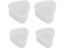 Forma De Sushi(transparente), Conjunto De 4 Formas Triangulares Para Sushi, N, Zqkla