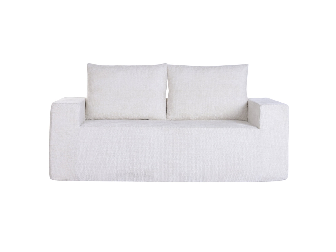 Sofá Bege em Espuma de Poliéster, 180x90x64cm ALEXANDRA HOUSE LIVING