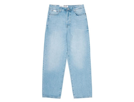 Jeans De Homem Only E Sons Gamba Larga Algodão Azul (34)