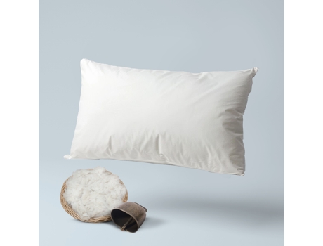 Almofada De Dormir Dreamura Yuki Lã Branco (70x40)