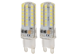 2pcs Lâmpada Led G9 Regulável 6000k Luz Branca Resistente Ao Calor 110v para Lâmpada de Teto