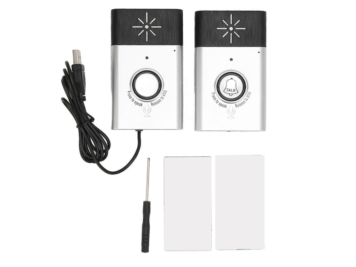 Campainha Sem Fio de 467mhz com Transmissão de Longo Alcance e Interfone Bidirecional para Segurança Residencial. Brilvibera_ozo