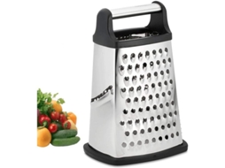 Rallador De Acero Inoxidable De 4 Lados Para Queijo, Verduras Y Frutas - Rallado Grueso Y Fino