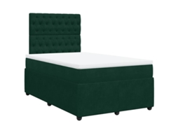 Box Spring Bed, Box Spring Beds Vidaxl Verde Veludo (120 X 200 Cm)
