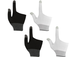 Protetores De Dedo Para Jogos Em Nylon E Grafeno, Resistentes Ao Suor E Antiderrapantes, 2 Pares Para Jogos Mobile E Uso