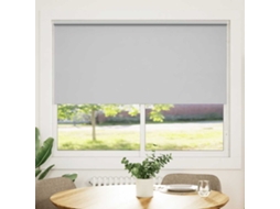 Vidaxl Cortina De Rolo Blackout, 144,4 X 175 Cm, Largura Do Tecido 140 Cm, Cinza