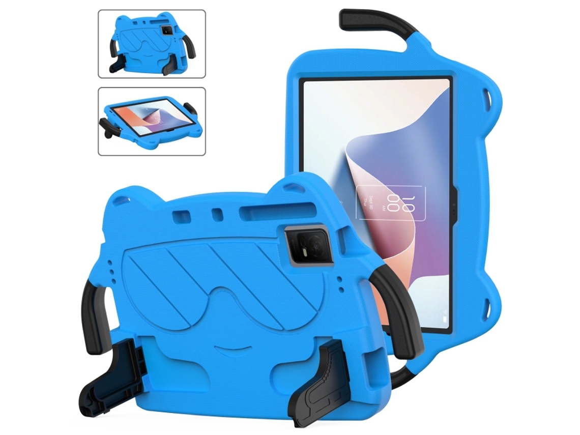 Capa Rígida Eva Ice‑baby Anti‑choque Halinuia, Cor Azul‑celeste + Preto Para Tcl Nxtpaper 11 2023