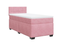 Box Spring Bed, Box Spring Beds Vidaxl Cor-de-rosa Veludo (90 X 200 Cm)