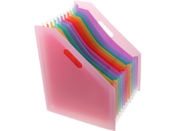 Organizador De Pastas De Mesa Expansível De Grande Capacidade Para Documentos, Escritório, Casa E Es Gokoco