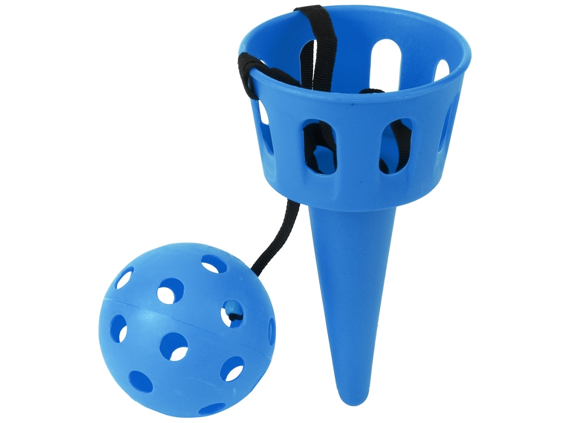 Rebe-juego De Lanzar Y Atrapar Con Cucharas Para Niños Equipo De Entrenamiento De Coordinación Deportiva Bola Azul