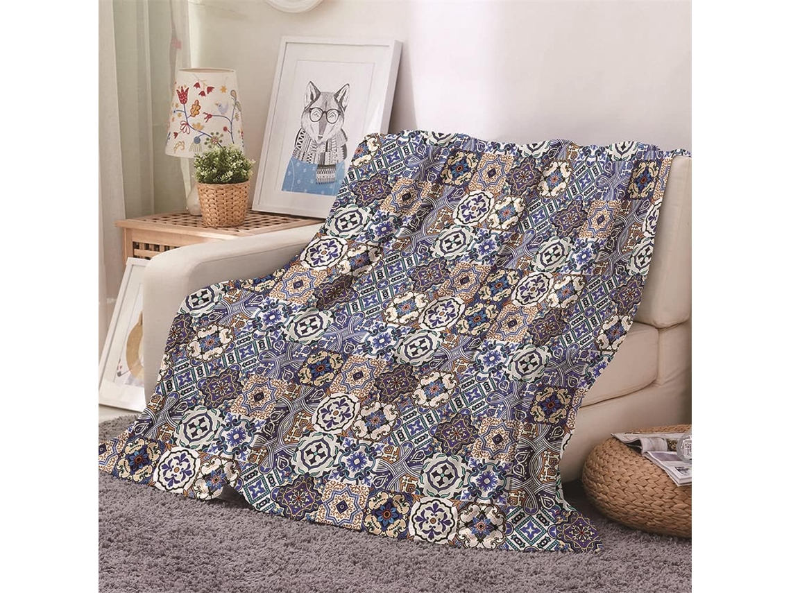 Manta de Flanela 3d Fansu Quente e Macia Microfibra para o Inverno Ideal Cama Ou Sofá Adequada Adultos Criança