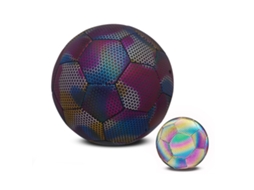 Pelota de Fútbol Reflectante de Pu com Bomba, para Treinamento e Jogos Noturnos S/MARCA