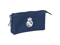 Calça tripla Safta Real Madrid para menino, confortável sintética azul Miraflow