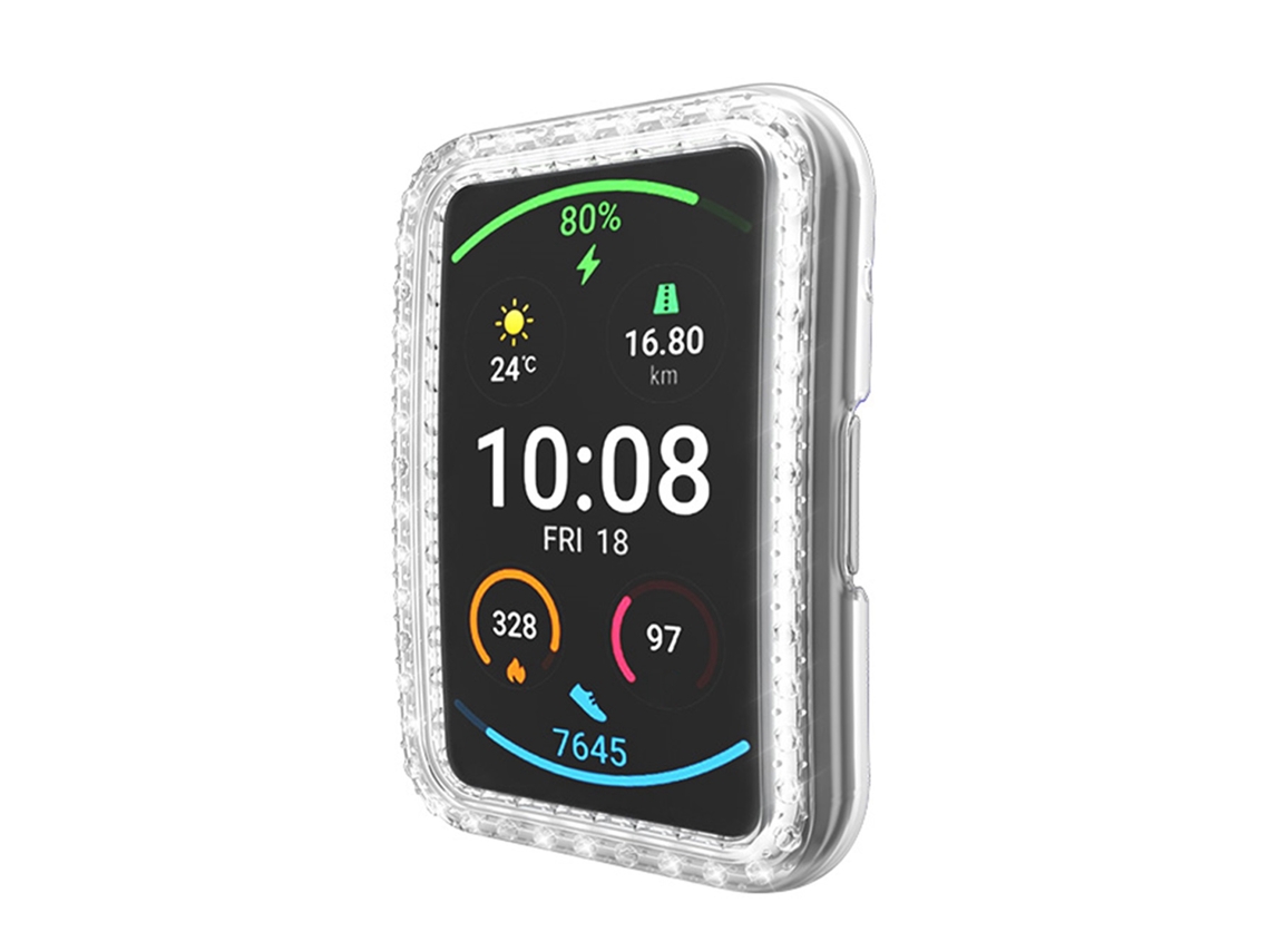Capa Compatível Com Huawei Watch Fit Smartwatch Com Proteção Contra Choque Embutida E Protetor De Tela