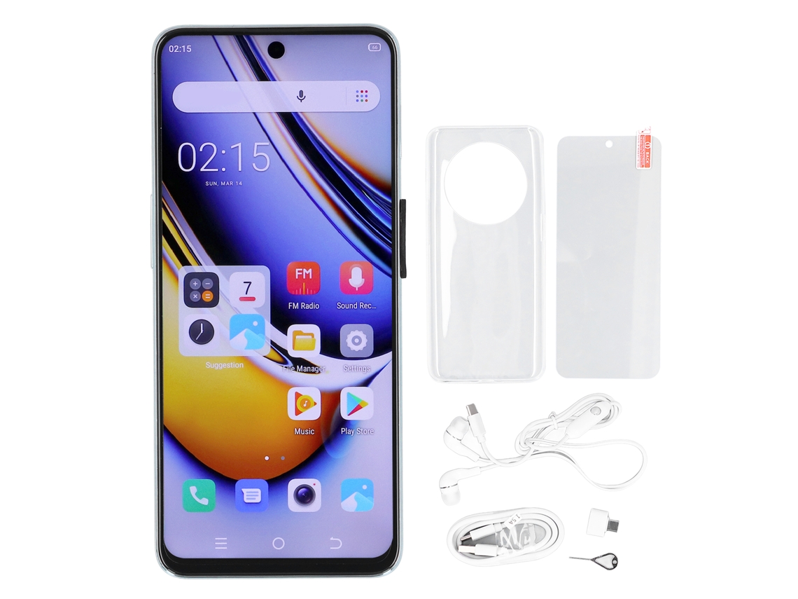 Smartphone Laxiscreed 4g Com Android 14, 8gb Ram E 256gb De Armazenamento