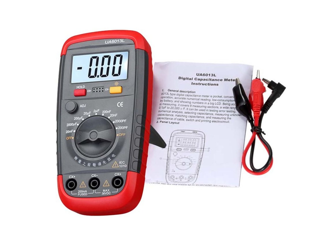 Multímetro Digital Para Teste De Capacitores Capacitor Pro Aquaforge