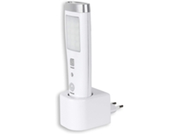 Detector De Presencia Lanterna Recarregável - 15 Led - Ângulo 60° - Carregador Sem Fio - 3.7v - 15cm - Branco