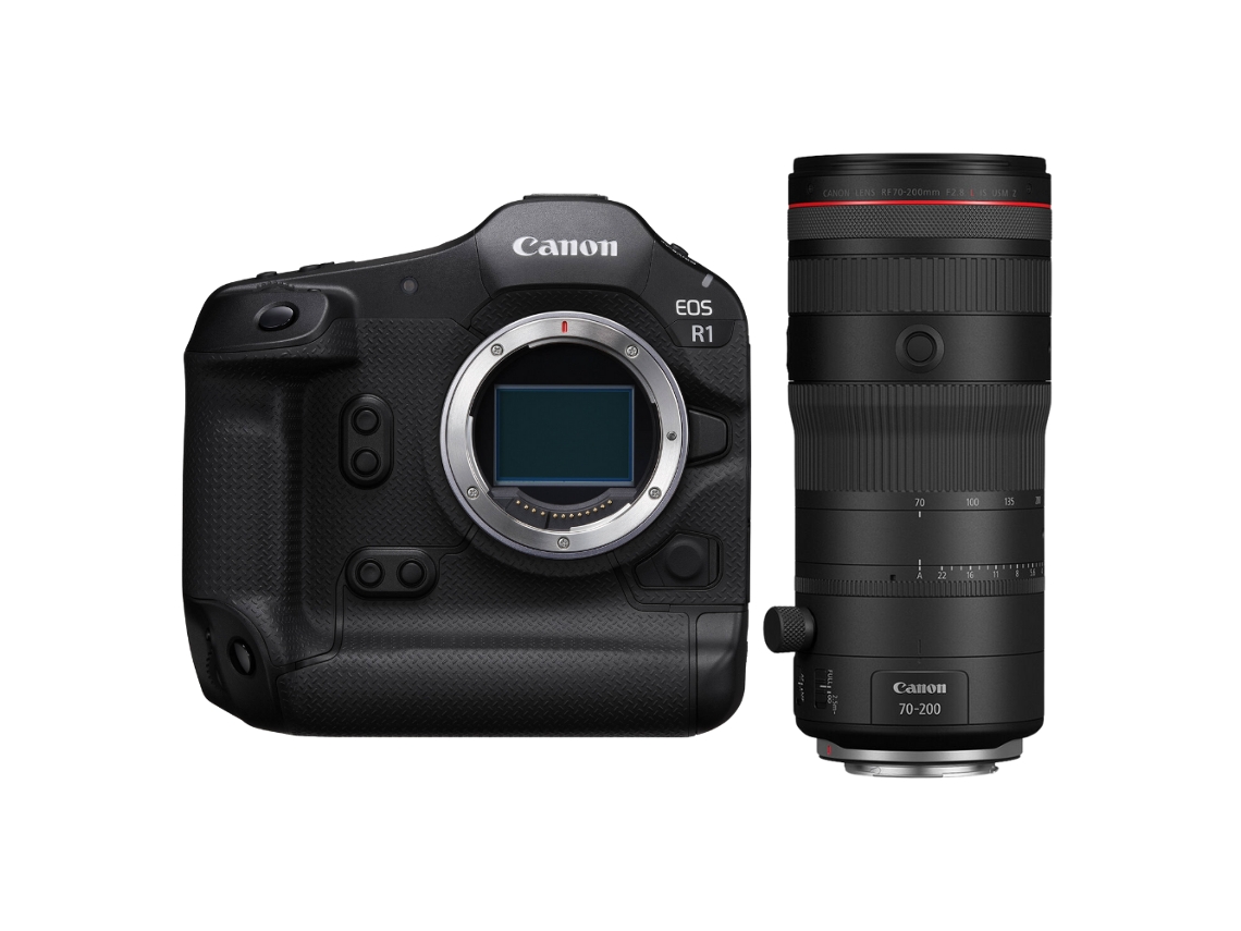 Eos R1 + Rf 70 200mm F/2.8 L Is Usm Z Preto + Ebook “20 Dicas para Fotos Que Impressionam” CANON