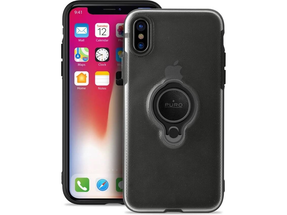 Capa iPhone X, XS PURO Magring Preto