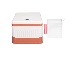 Vaso Sanitário Portátil Para Crianças Dobrável Leve Abs Para Viagem Camping Outdoor Vermelho Camélia