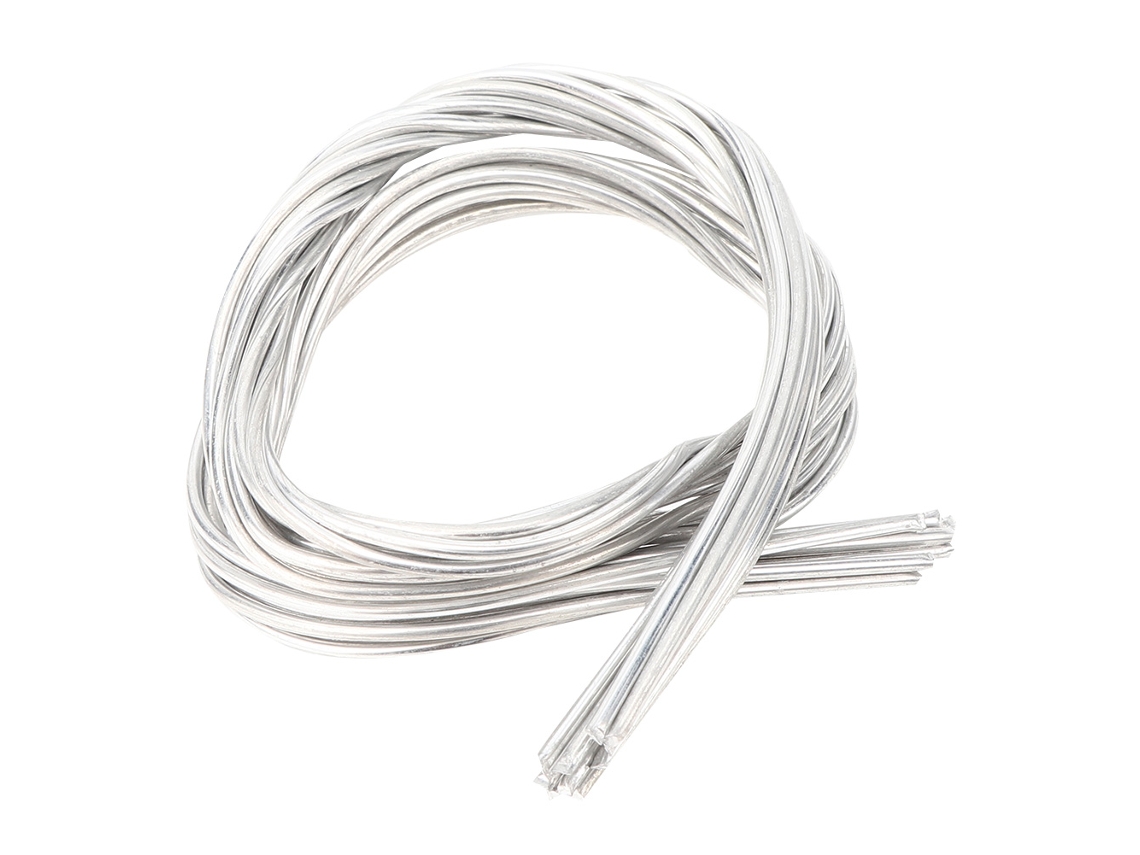 10 varetas de solda de alumínio de 2 mm, para soldagem em baixa temperatura, com arame tubular e ferramenta de soldagem de fácil fusão.