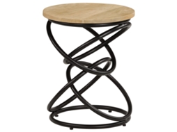 Vidaxl Mesa De Extremidade Madeira De Mangueira Maciça 40x50 Cm
