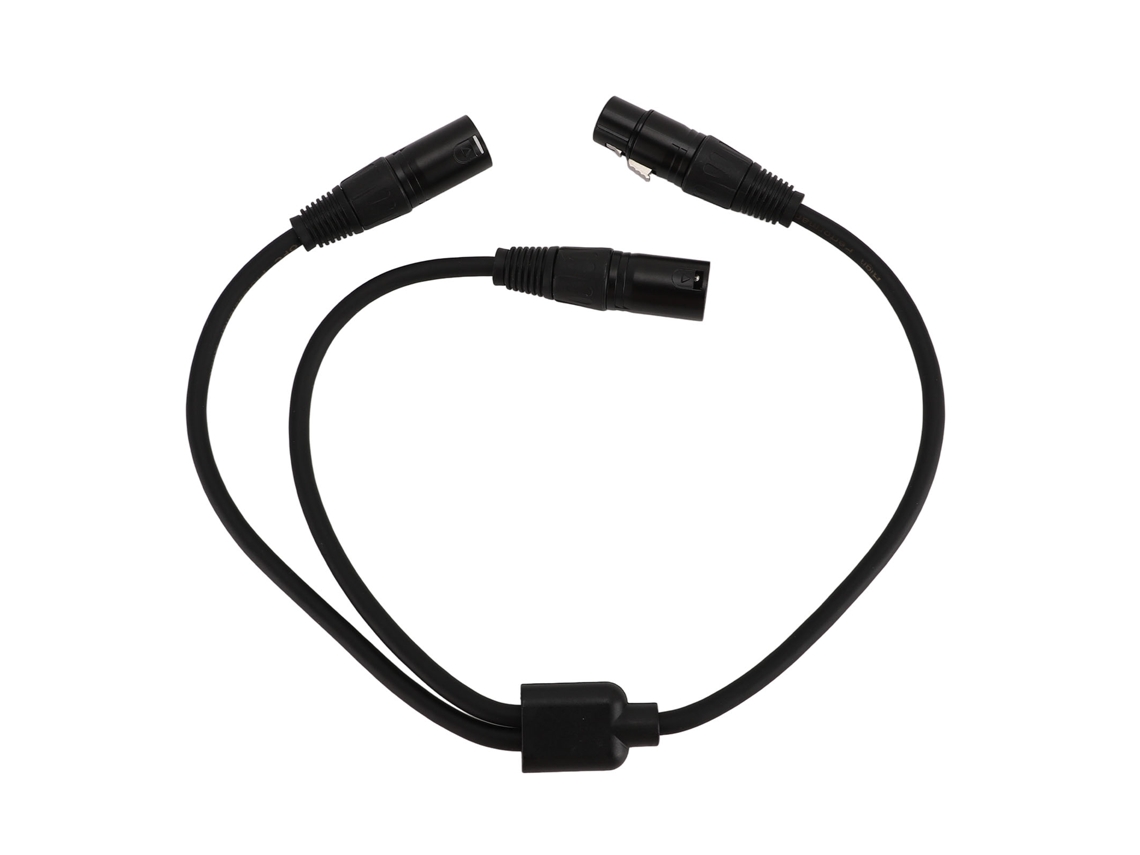 Cabo divisor XLR e 3 pinos de 0,5 m para microfone e mixer | S/BRAND