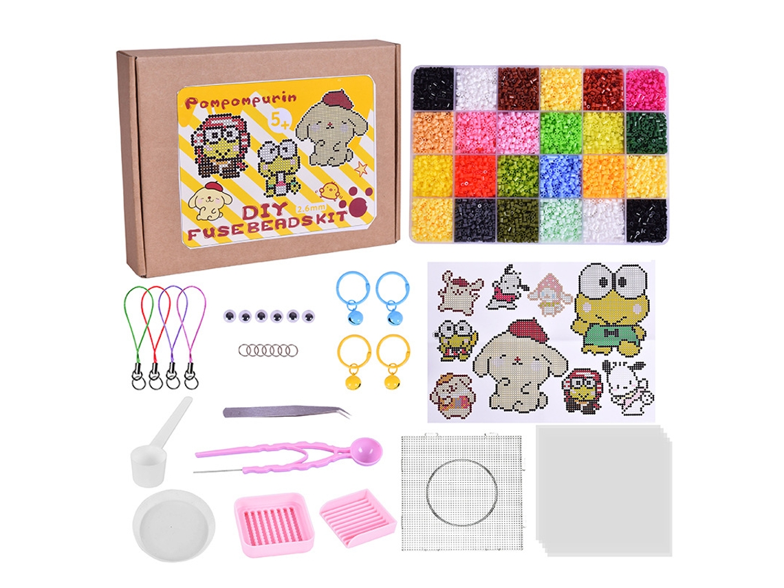Contas de Fusão Kit CZHHMART com 10.000+ Contas Coloridas de 2.6mm, para Artesanato Diy para Criançasestilo 9