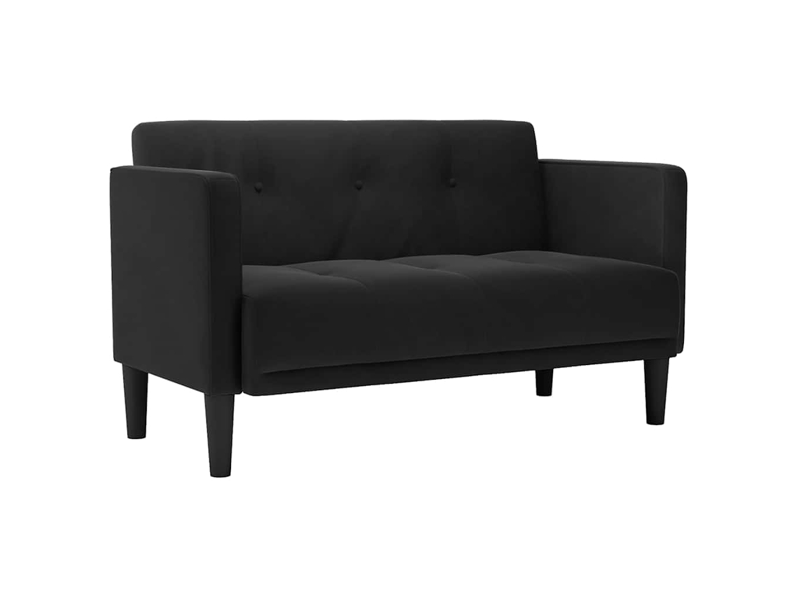 Loveseat Sofa, Loveseat Sofas Vidaxl Preto Veludo (n/a)