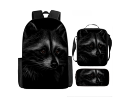 Mochila De Estudante 17 Polegadas - Conjunto 3 Peças Com Estojo E Lancheira Ideal Para Escola (estilo 21)