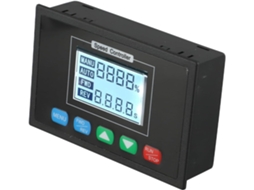 Controlador Cc De 10-55 V 40 A Com Lcd Temporizador Reversão