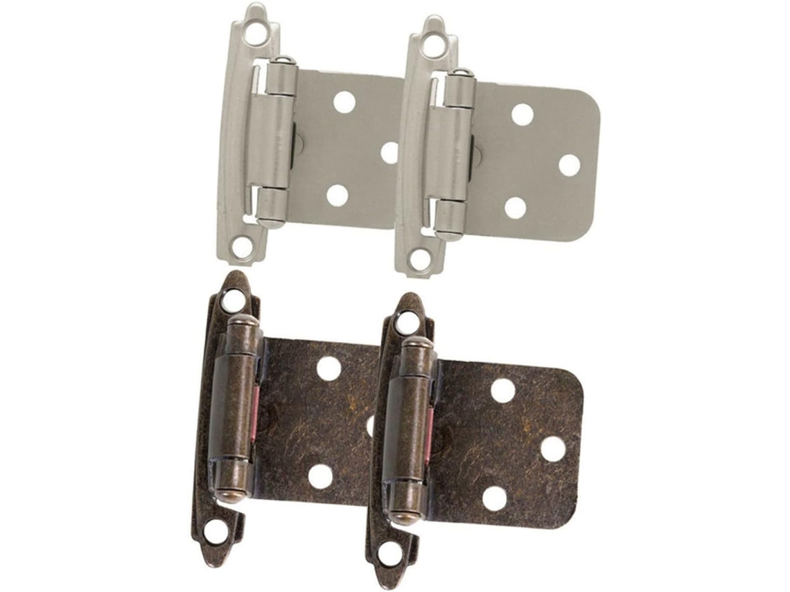 Conjunto De 10 Dobradiças Mola Com Fechamento Automático Em Metal E