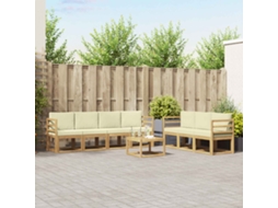 Vidaxl Conjunto De Sofás Para Exterior 7 Pcs
