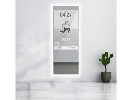 Espelho de Parede com Ecrã Tátil de 32 e Revestimento Anti-Impressão Digital.